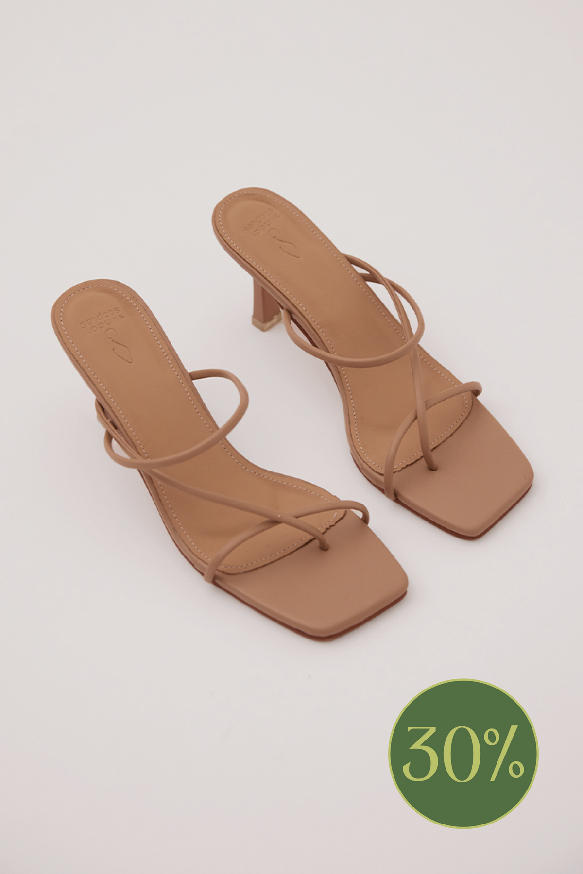 Christi Strappy Heels in Nude