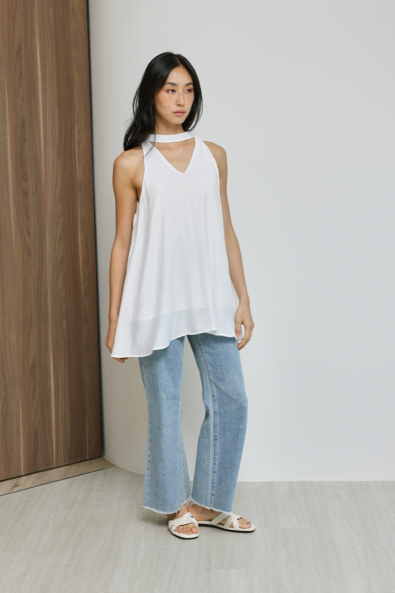 Evie Interlocking Cloud Sliders in Cream