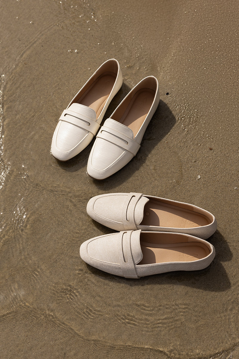Isla Loafers in Waterpoof Linen