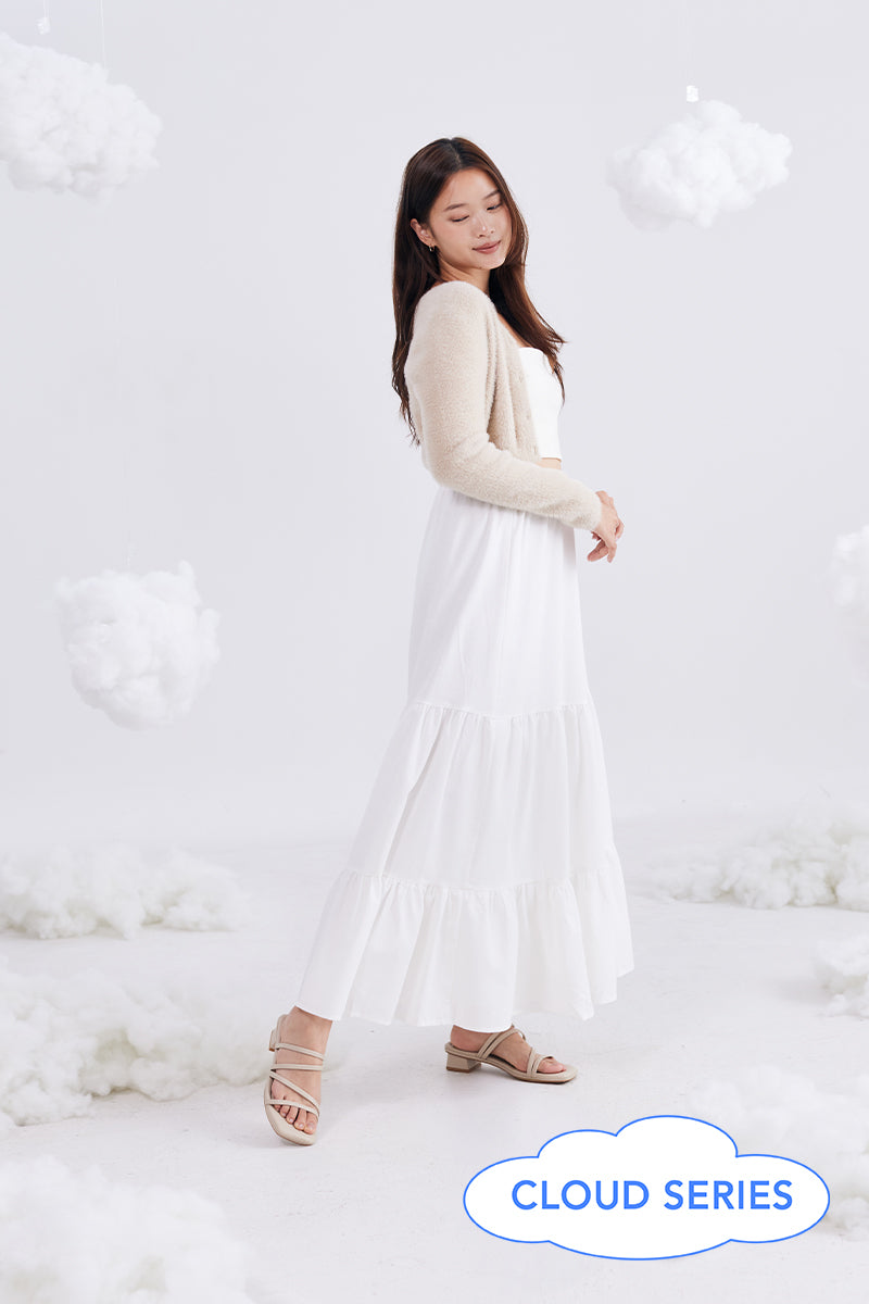 Rosalie Strappy Cloud Heels in Greige