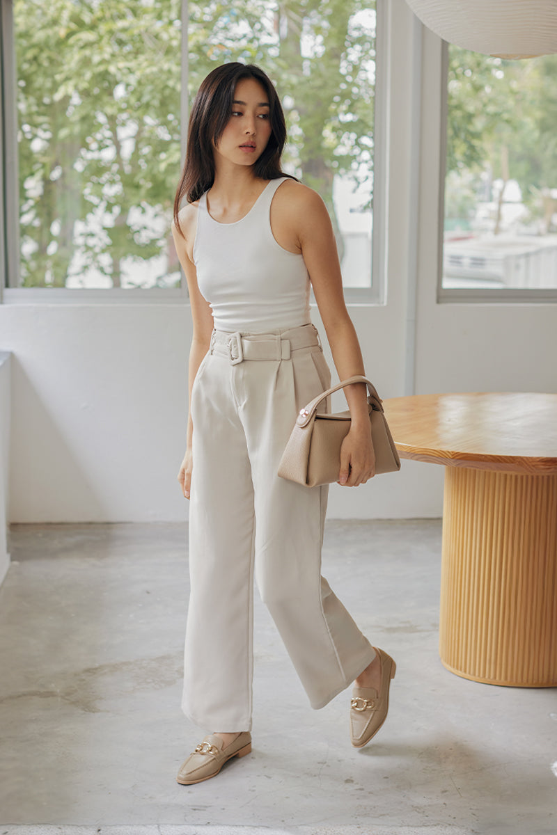 Rowan Chain loafers in Taupe