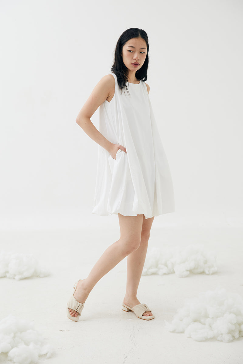 Willette Cloud Heels in Waterproof Linen