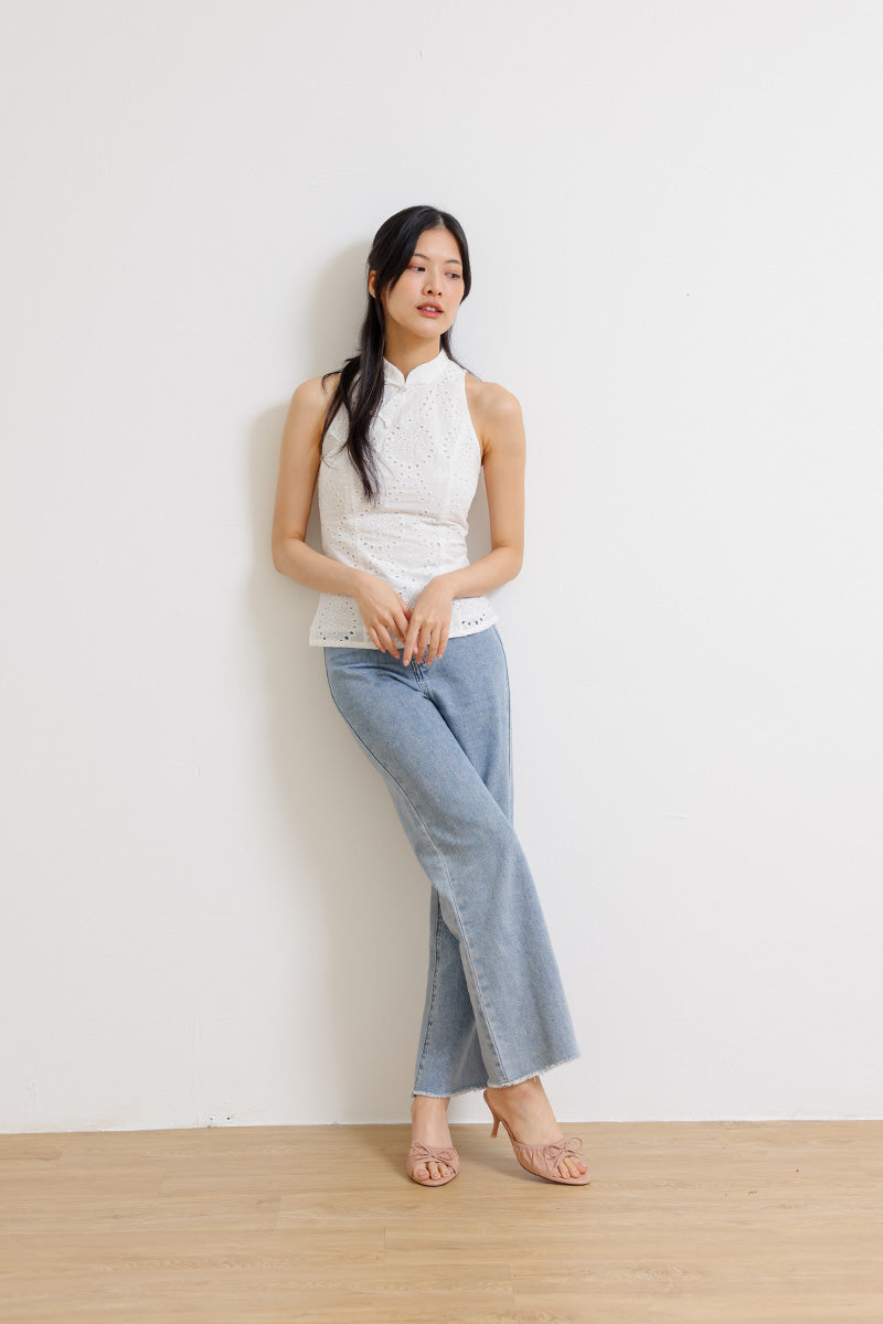 Sera Ruched Ribbon Slip-on Block Heels in Nude Pink – Sunday Staples